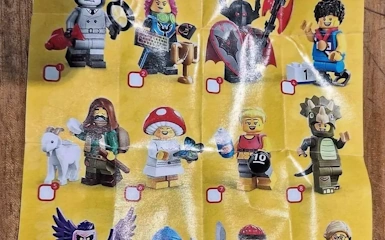 Uitgelekte LEGO Minifigures 71045 Serie 25 Uitgelekte LEGO Minifigures 71045 Serie 25