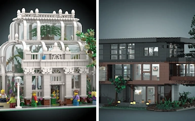 LEGO Ideas Goedgekeurde Sets: Een Botanische Tuin en Twilight: Cullen House LEGO Ideas Goedgekeurde Sets: Een Botanische Tuin en Twilight: Cullen House