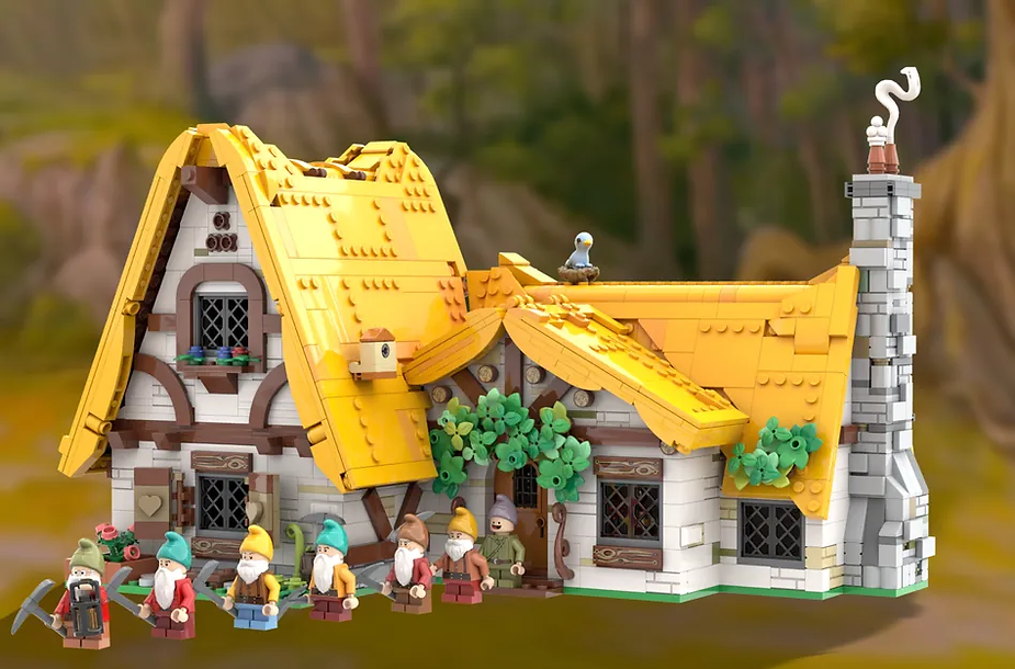 LEGO Disney 43242 Sneeuwwitje en De Zeven Dwergen Huisje