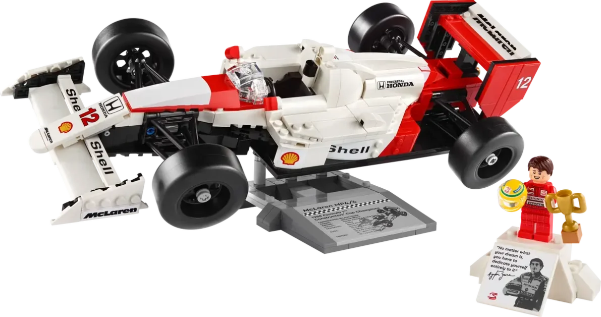 LEGO Icons 10330 McLaren MP4/4 en Ayrton Senna LEGO Icons 10330 McLaren MP4/4 en Ayrton Senna