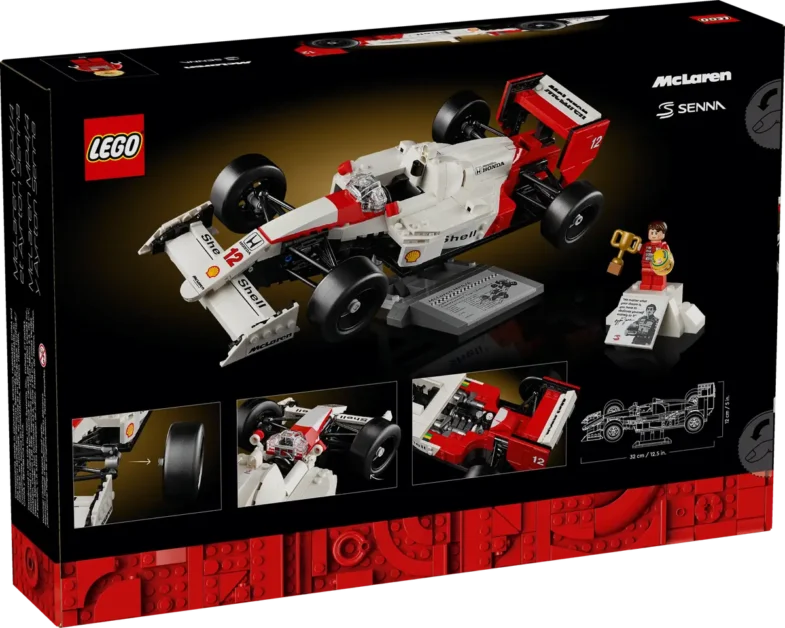 LEGO Icons 10330 McLaren MP4/4 en Ayrton Senna LEGO Icons 10330 McLaren MP4/4 en Ayrton Senna