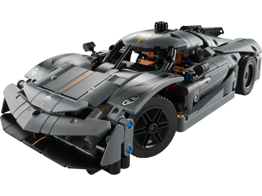 LEGO Technic 42173 Koenigsegg Jesko Absolut grijze hypercar