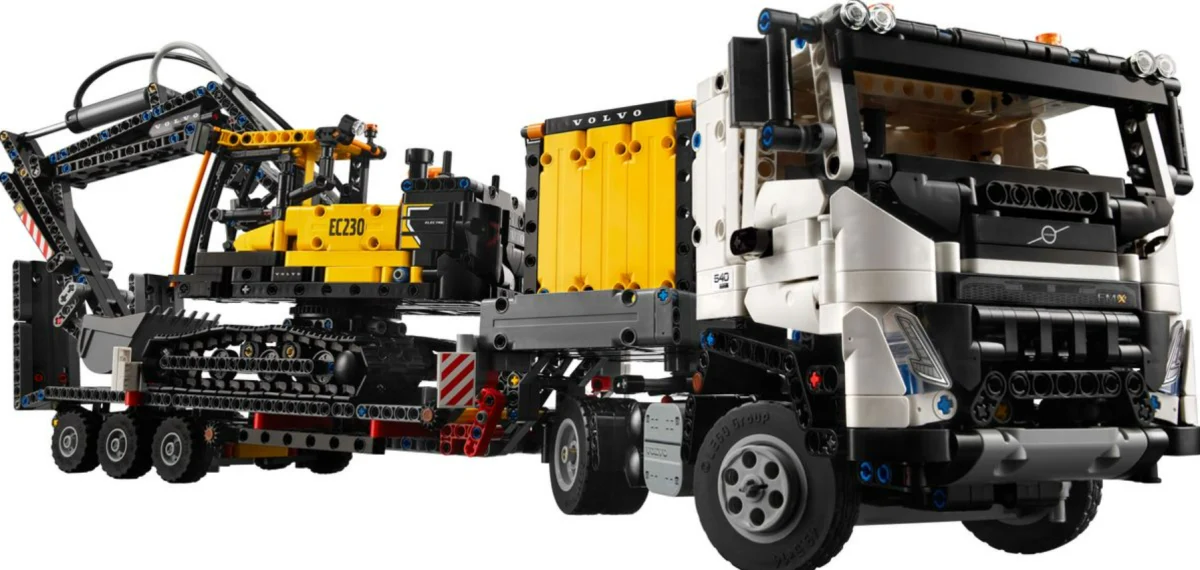 LEGO Technic 42175 Volvo FMX truck en EC230 elektrische graafmachine