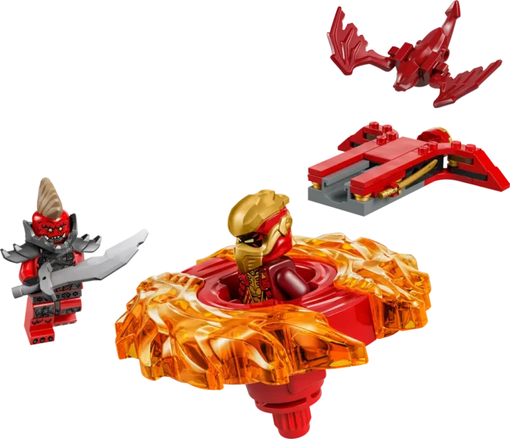 LEGO NINJAGO Winter Collectie 2025 LEGO Ninjago 71823 Kai's Spinjitzu drakenspinner