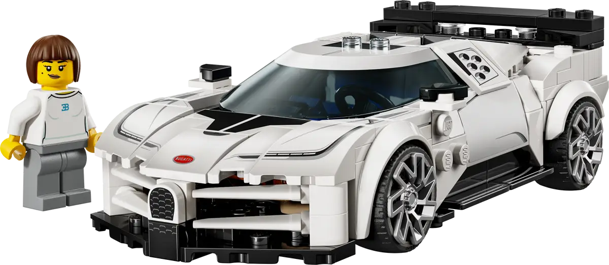 LEGO Speed Champions – Augustus 2025 : Vier Nieuwe Supercars LEGO Speed Champions 77240 Bugatti Centodieci hyper sportauto