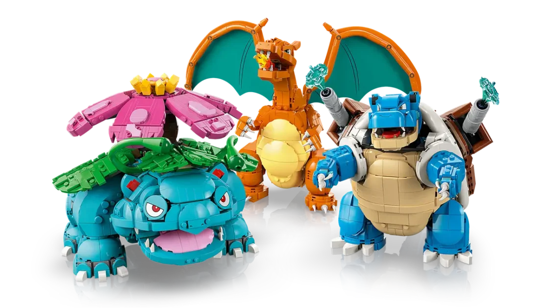 LEGO Pokemon 72153 Venusaur Charizard en Blastoise
