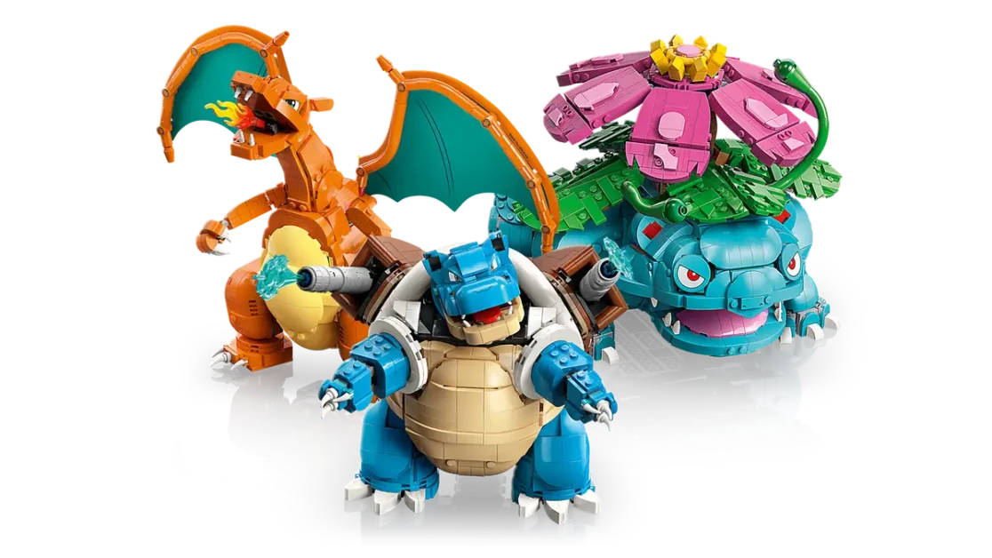 LEGO Pokemon 72153 Venusaur Charizard en Blastoise
