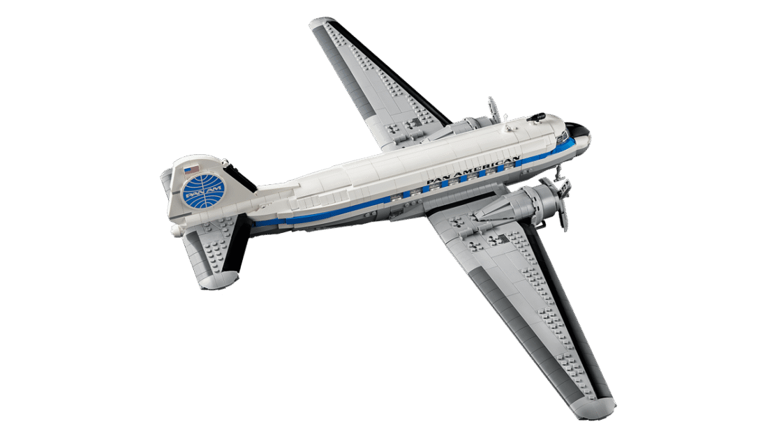 LEGO Icons 11378 Douglas DC-3 PAN AM passagiersvliegtuig
