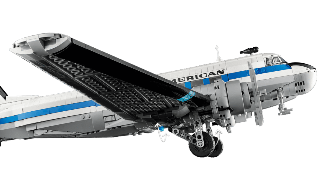 LEGO Icons 11378 Douglas DC-3 PAN AM passagiersvliegtuig