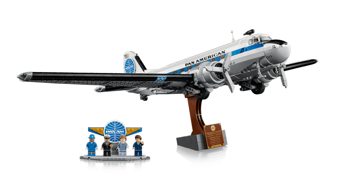LEGO Icons 11378 Douglas DC-3 PAN AM passagiersvliegtuig