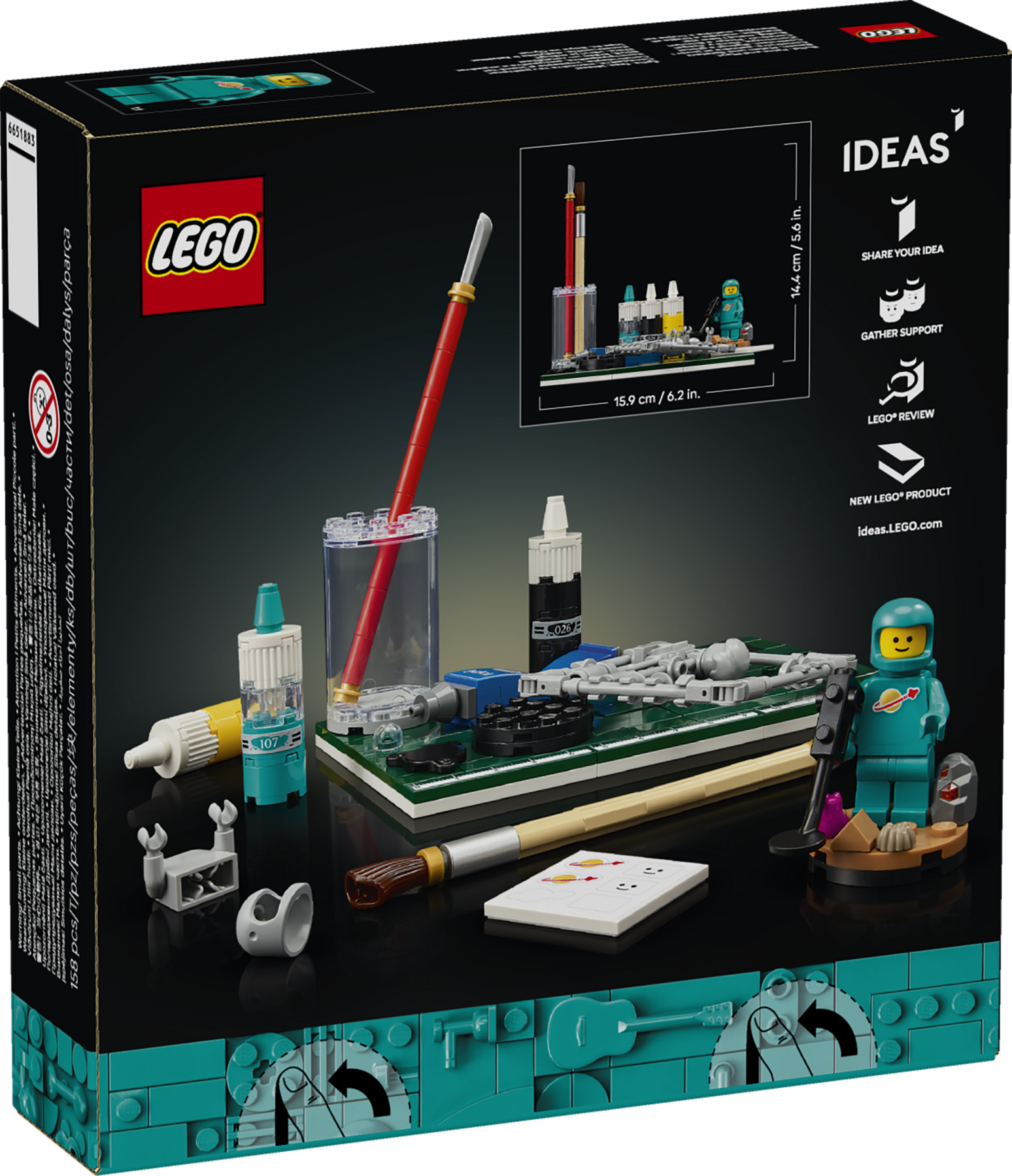 LEGO Ideas and CUUSOO 40889 Build, Paint and Play! LEGO Ideas and CUUSOO 40889 Build, Paint and Play!