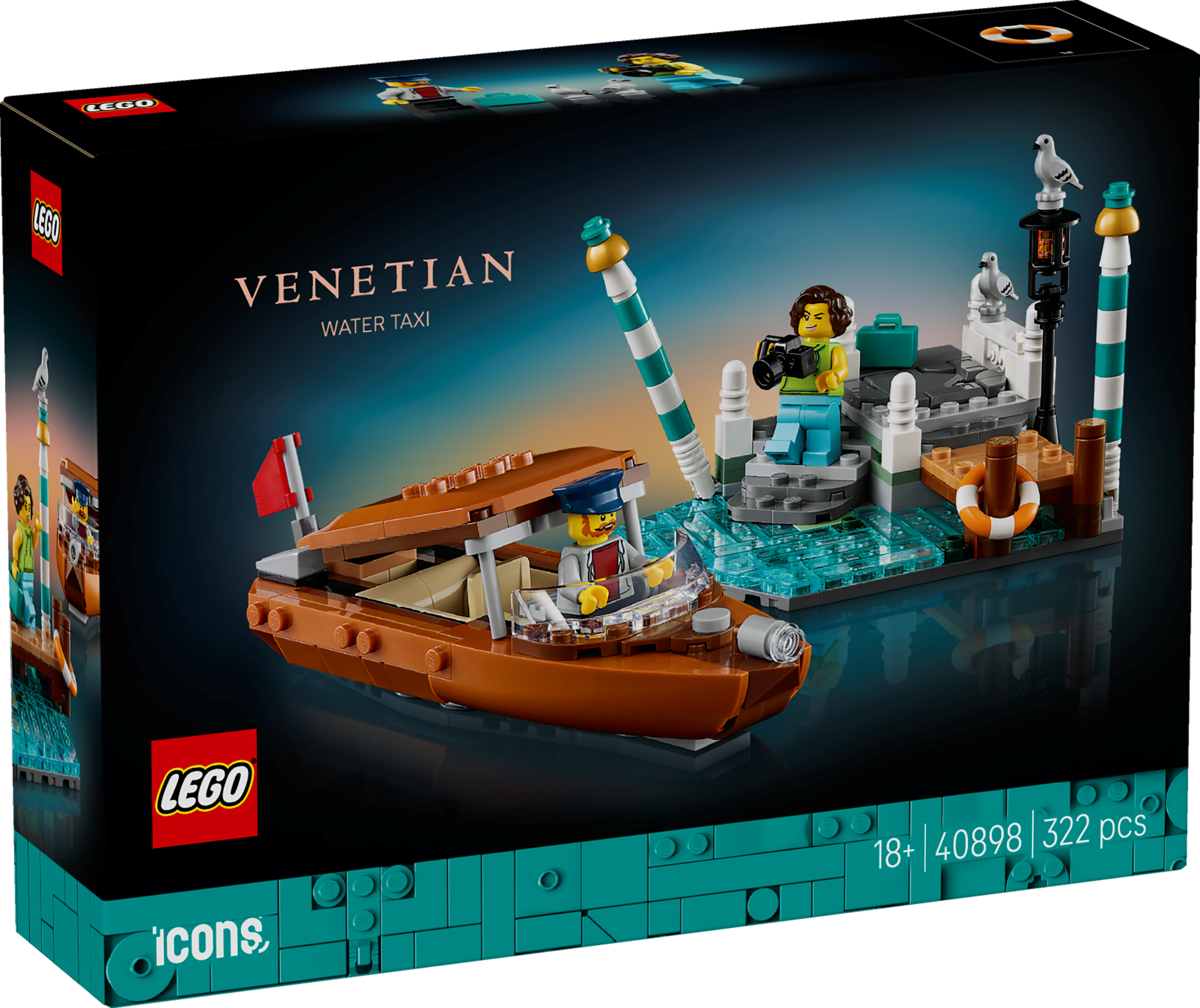 LEGO Icons 40898 Venetian Water Taxi LEGO Icons 40898 Venetian Water Taxi