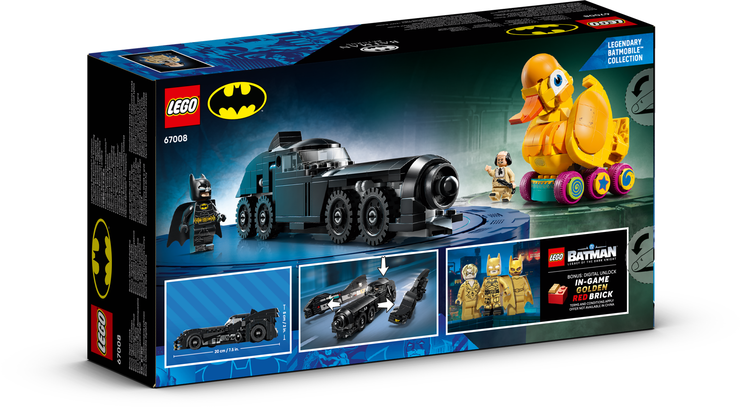 LEGO DC 67008 Batman Returns Batmobile en eend LEGO DC 67008 Batman Returns Batmobile en eend