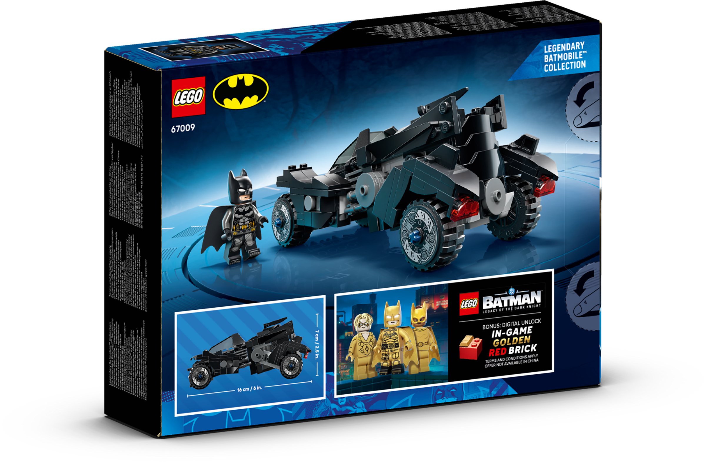 LEGO DC 67009 Arkham Batman Batmobile