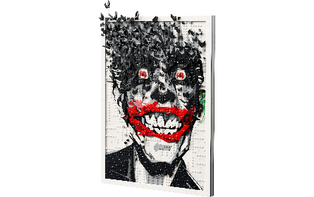 LEGO Art 67012 The Joker muurdecoratie in stripboekstijl LEGO Art 67012 The Joker muurdecoratie in stripboekstijl