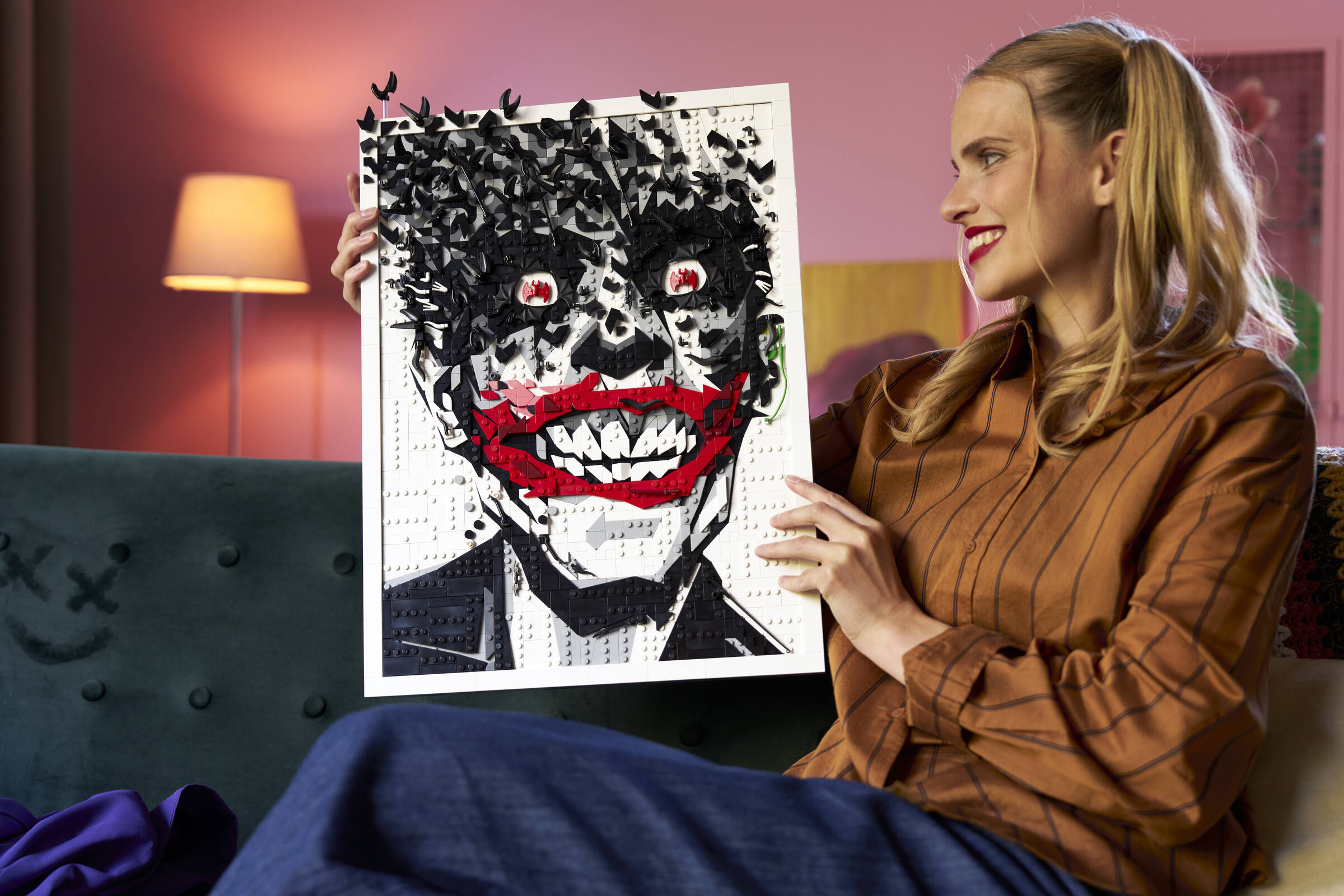 LEGO Art 67012 The Joker muurdecoratie in stripboekstijl