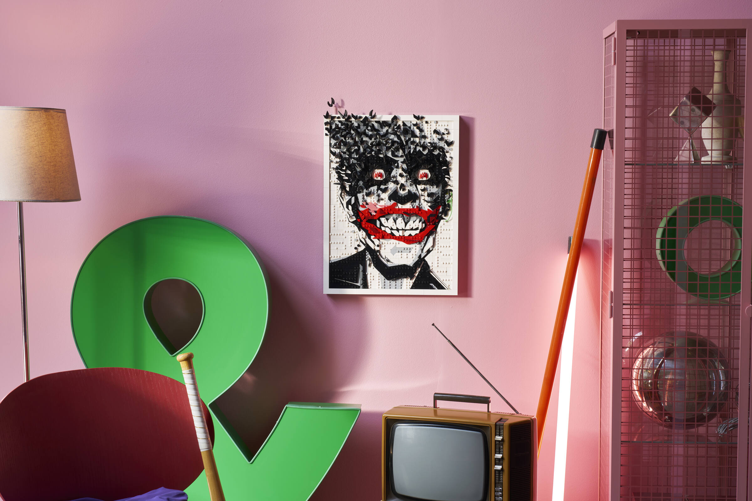 LEGO Art 67012 The Joker muurdecoratie in stripboekstijl