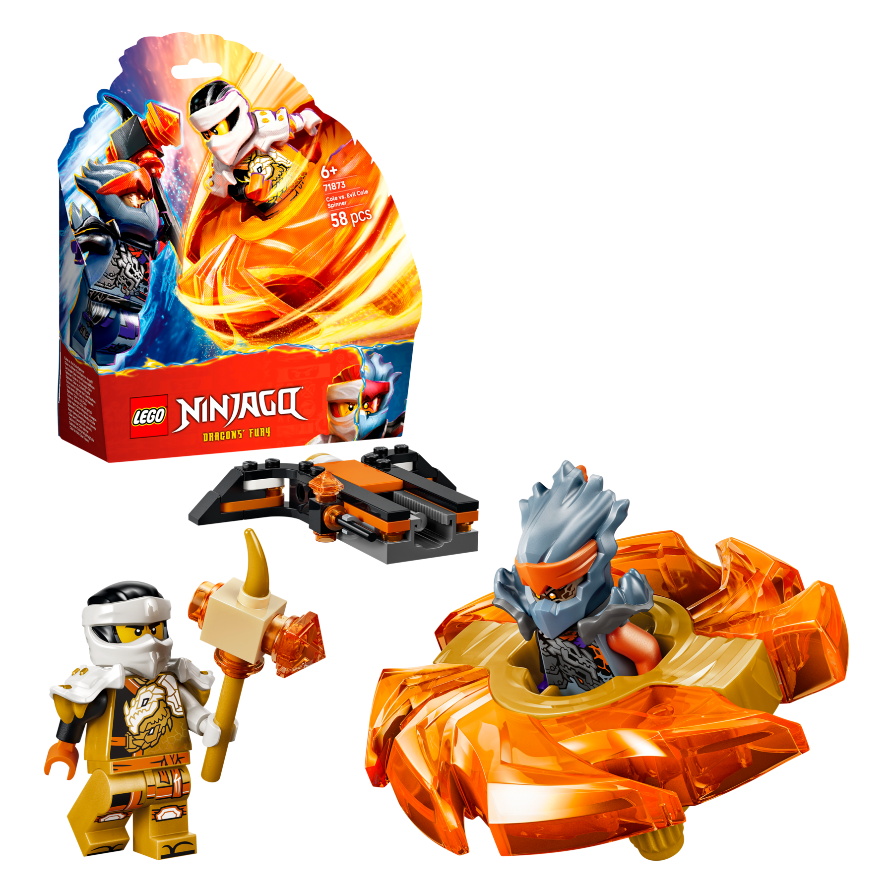 LEGO Ninjago 71873 Cole vs. slechte Cole in spinner