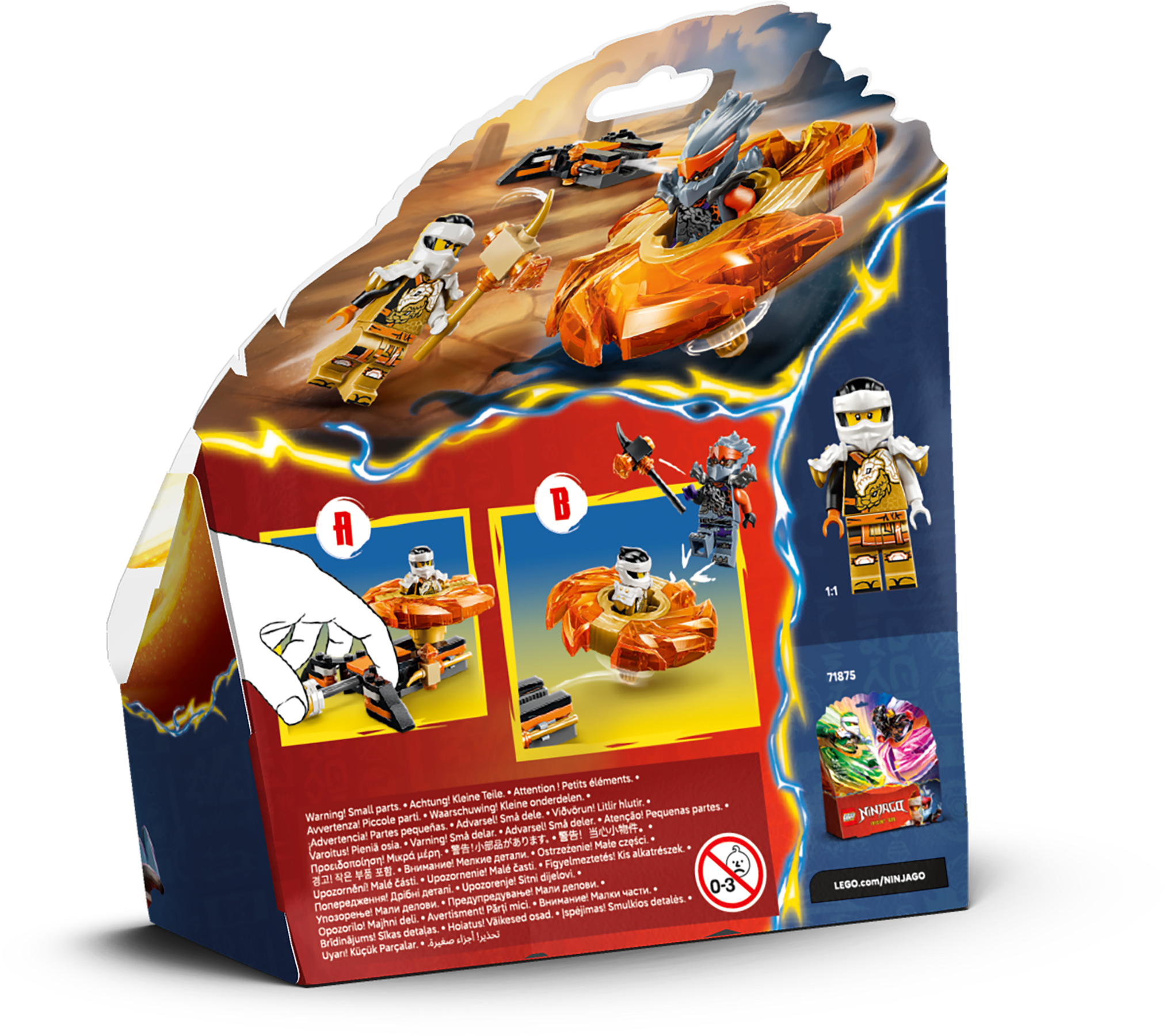 LEGO Ninjago 71873 Cole vs. slechte Cole in spinner