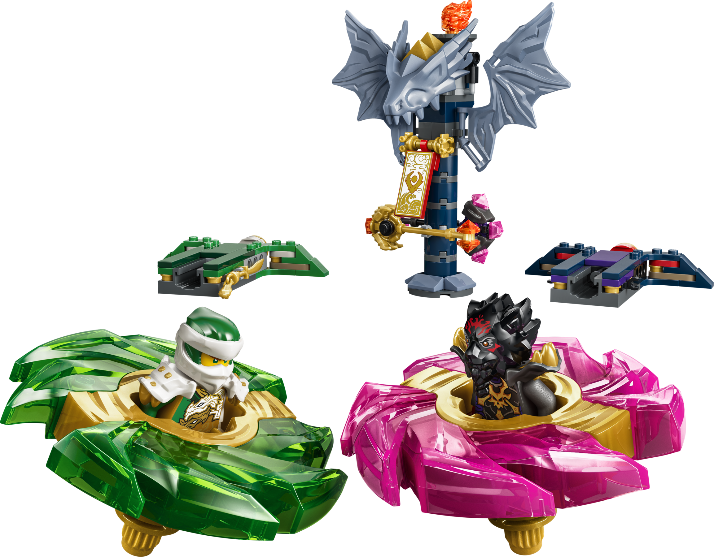 LEGO NINJAGO 71875 Lloyd vs. Ras spinnerduel