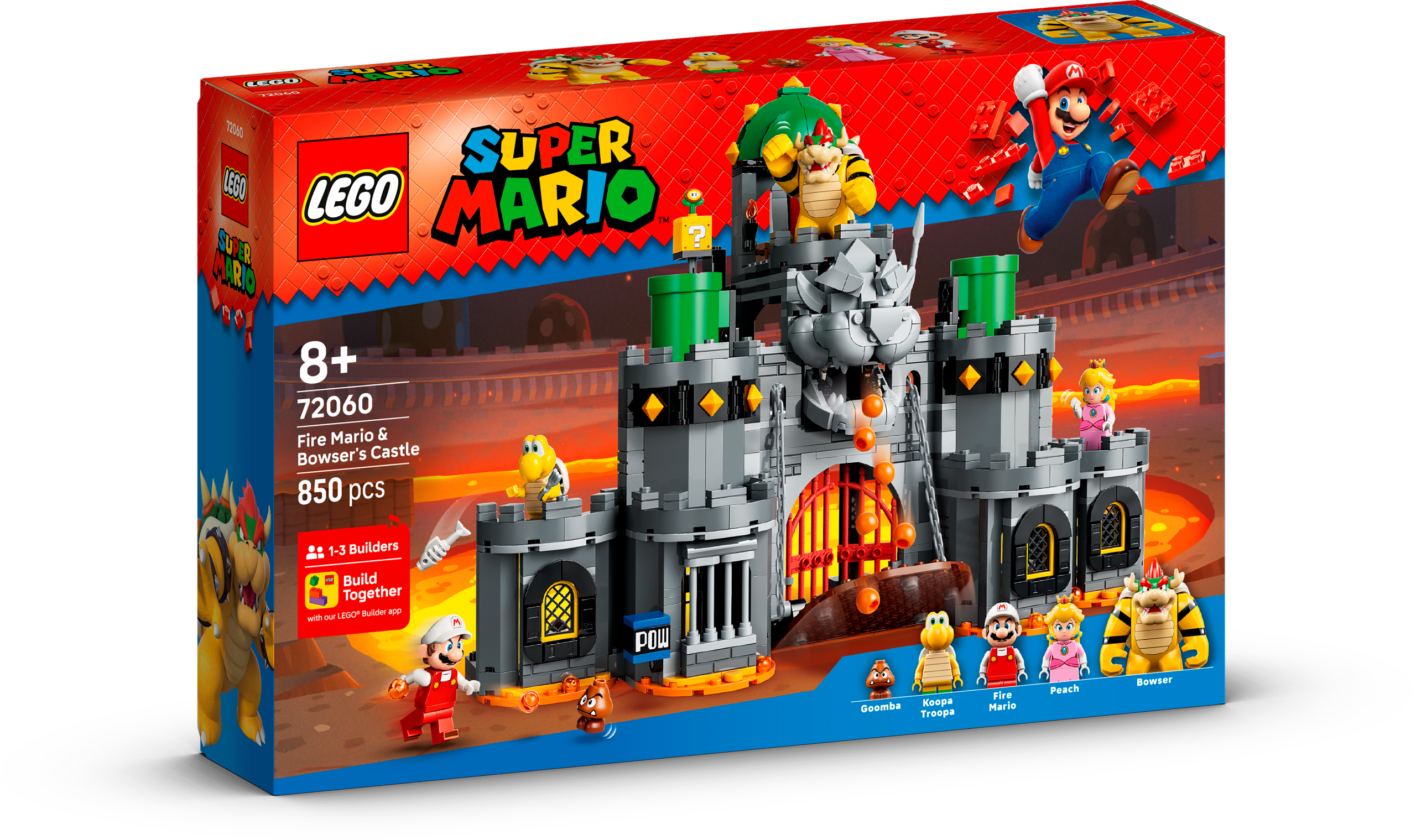 LEGO Super Mario 72060 Fire Mario & Bowser's Castle